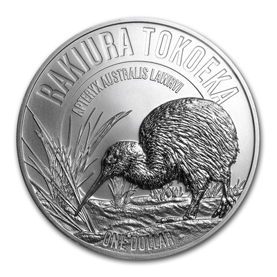 2017 Kiwi Silver Specimen Coin - Rakiura Tokoeka - Click Image to Close